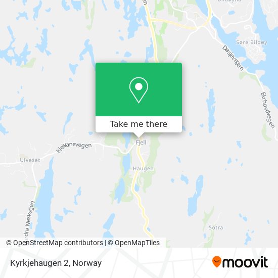 Kyrkjehaugen 2 map