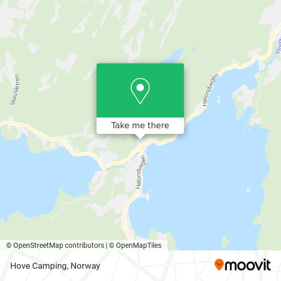 Hove Camping map