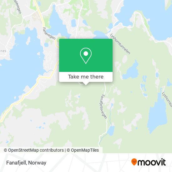 Fanafjell map