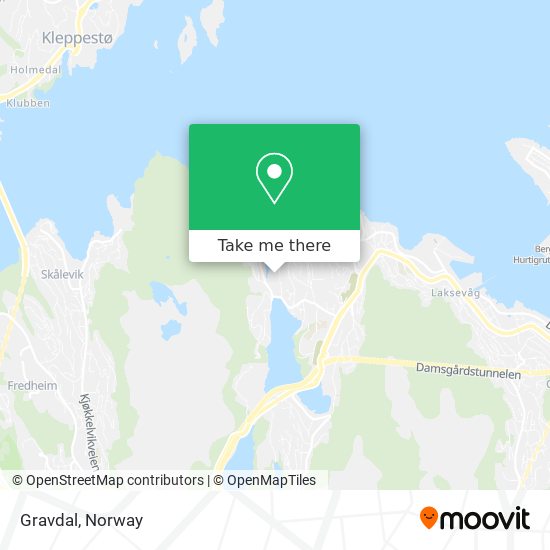 Gravdal map