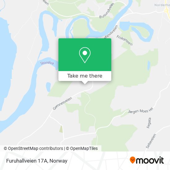 Furuhallveien 17A map