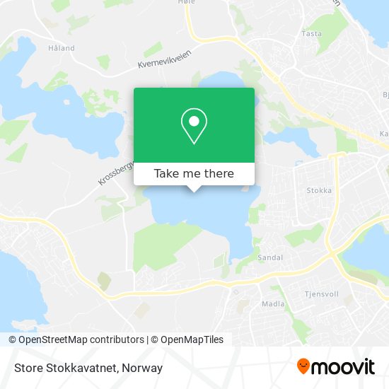 Store Stokkavatnet map