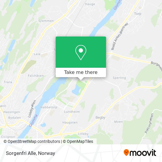 Sorgenfri Alle map