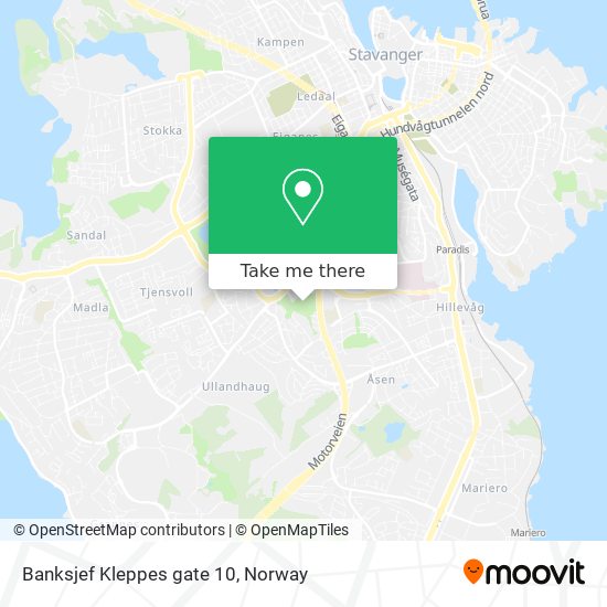 Banksjef Kleppes gate 10 map