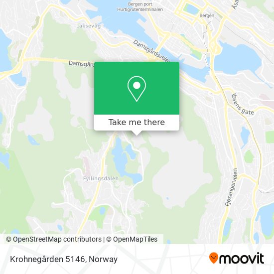 Krohnegården 5146 map