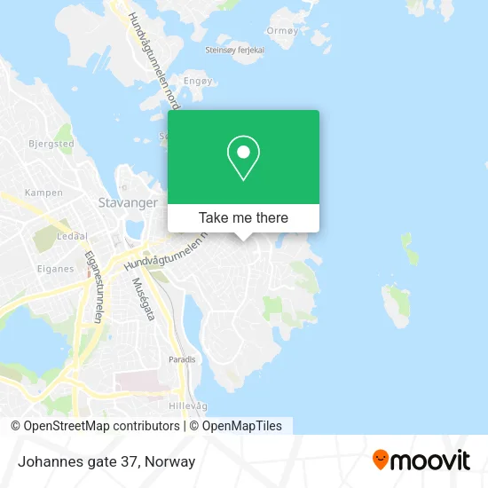 Johannes gate 37 map