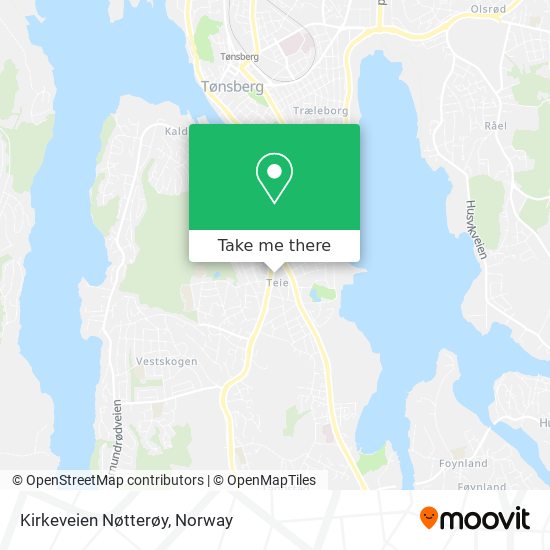 Kirkeveien Nøtterøy map