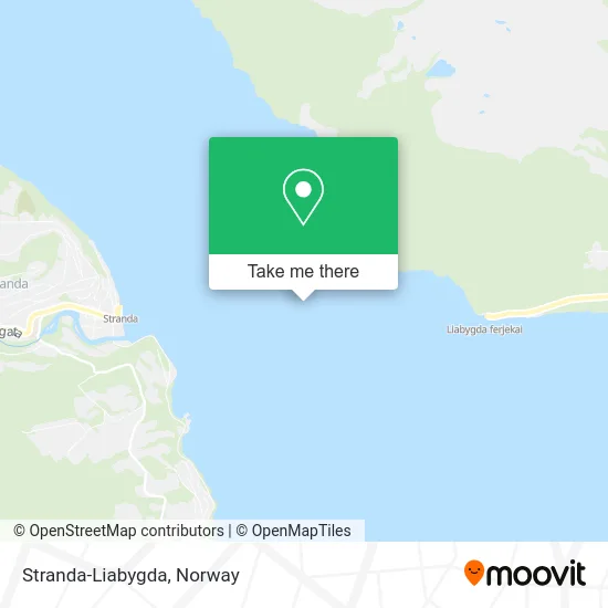 Stranda-Liabygda map