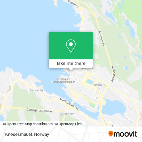 Knøsesmauet map