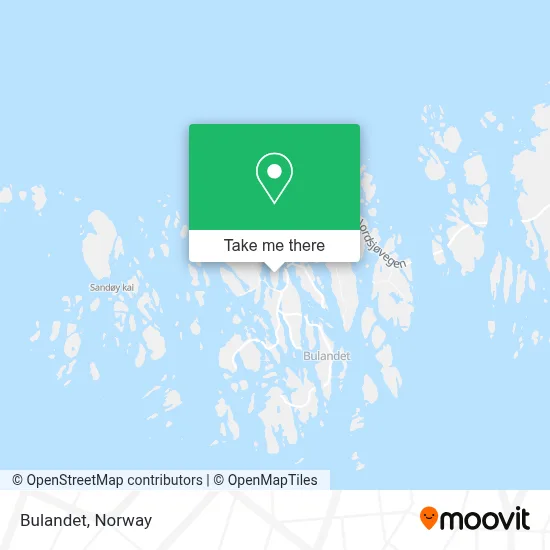 Bulandet map