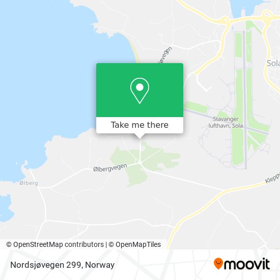 Nordsjøvegen 299 map