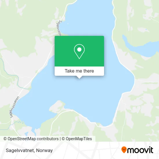 Sagelvvatnet map