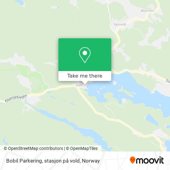 Bobil Parkering, stasjon på vold map