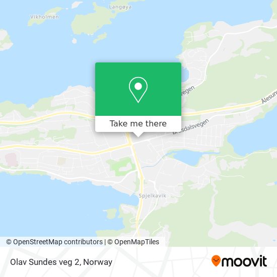 Olav Sundes veg 2 map