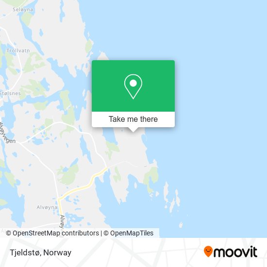 Tjeldstø map
