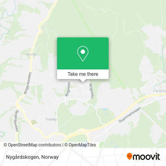 Nygårdskogen map
