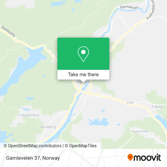 Gamleveien 37 map