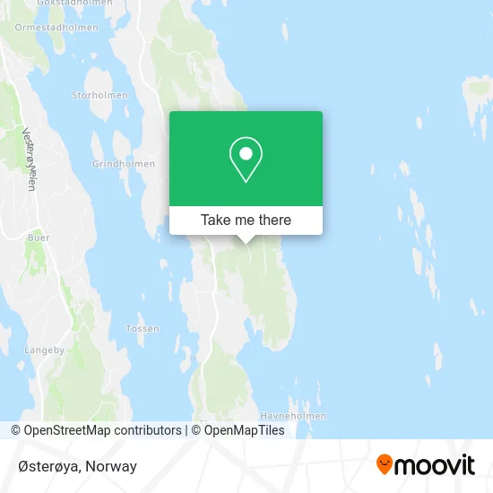 Østerøya map