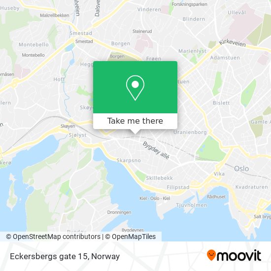 Eckersbergs gate 15 map