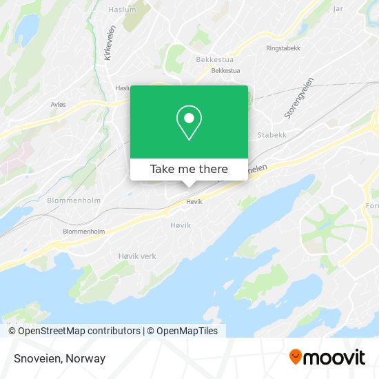 Snoveien map