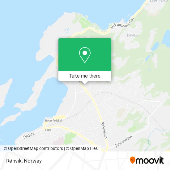 Rønvik map