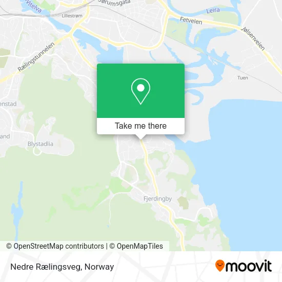 Nedre Rælingsveg map