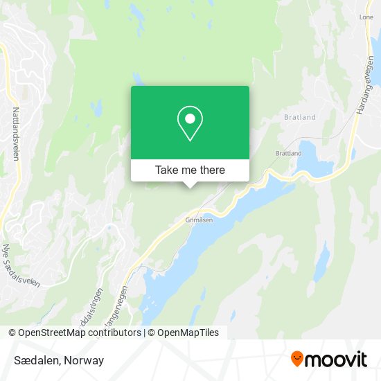 Sædalen map