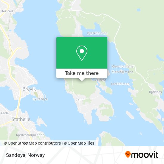 Sandøya map