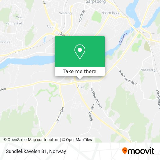 Sundløkkaveien 81 map