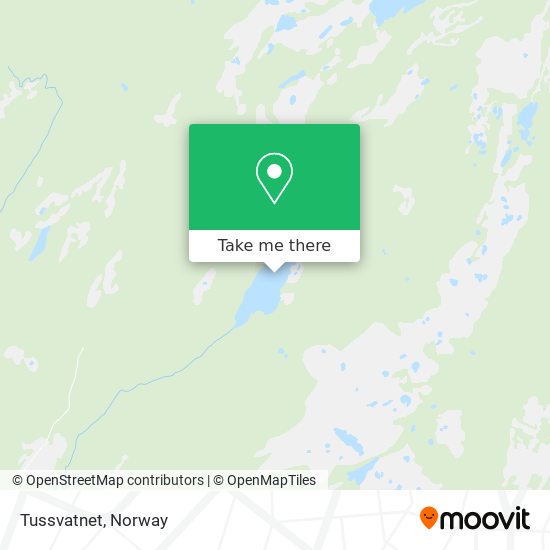 Tussvatnet map