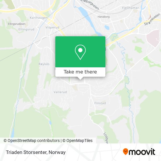 Triaden Storsenter map