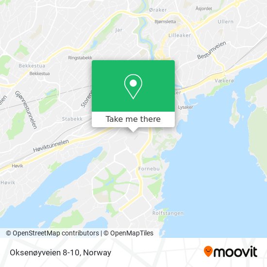 Oksenøyveien 8-10 map