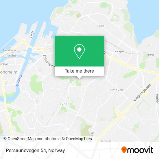 Persaunevegen 54 map