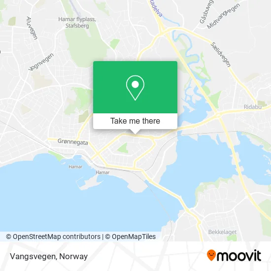 Vangsvegen map