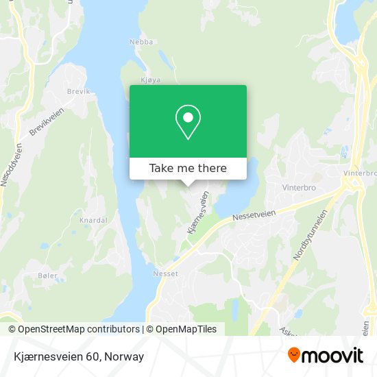 Kjærnesveien 60 map