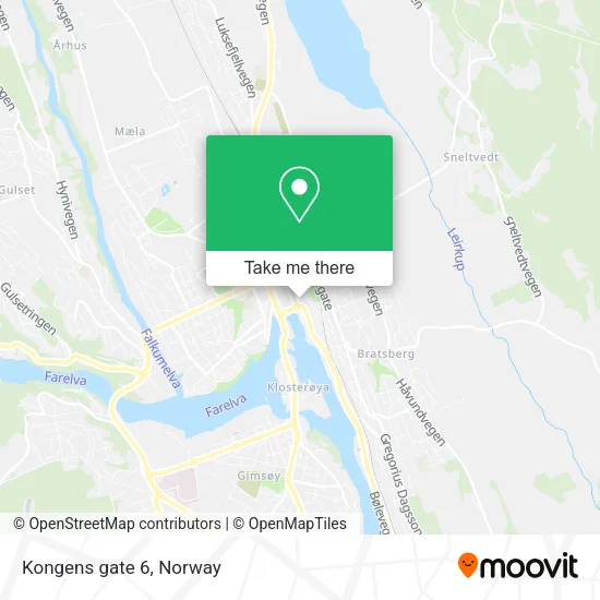 Kongens gate 6 map