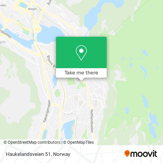 Haukelandsveien 51 map