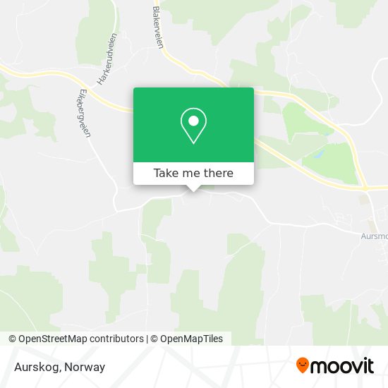 Aurskog map