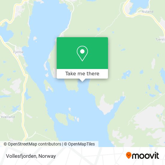 Vollesfjorden map