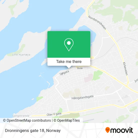 Dronningens gate 18 map