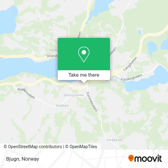 Bjugn map