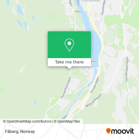 Fåberg map