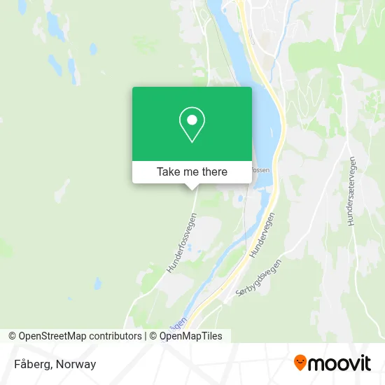 Fåberg map