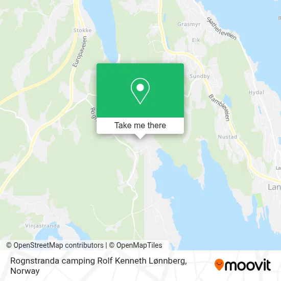 Rognstranda camping Rolf Kenneth Lønnberg map