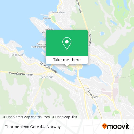 Thormøhlens Gate 44 map