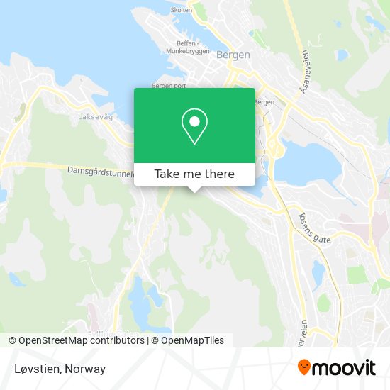 Løvstien map