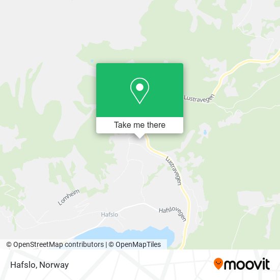 Hafslo map