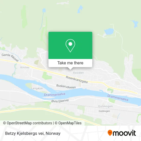 Betzy Kjelsbergs vei map