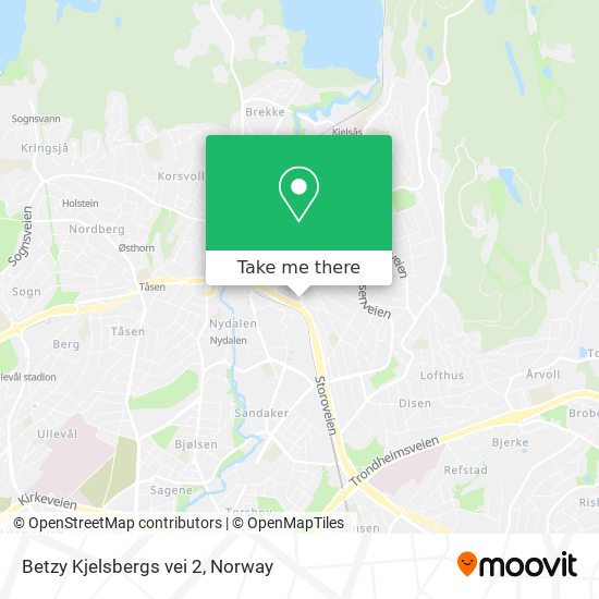 Betzy Kjelsbergs vei 2 map