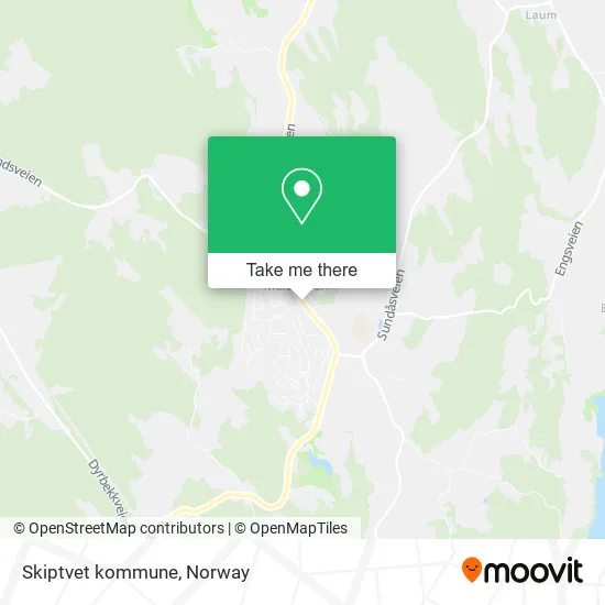 Skiptvet kommune map